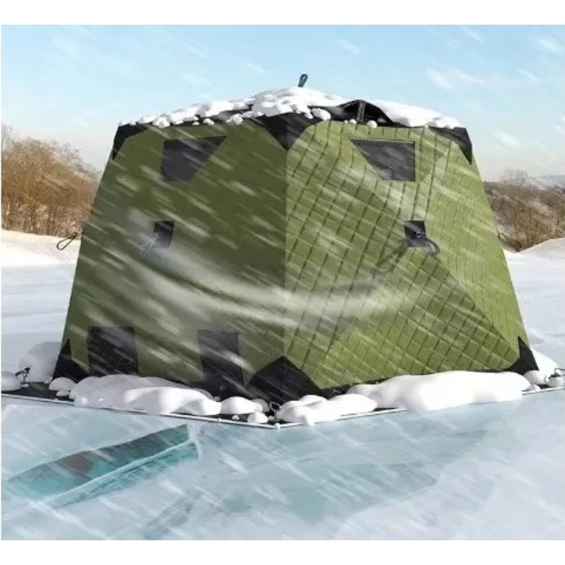 Hexagonal Ice Fishing Hut – Th - Fishing Equipment Needed 评论和价格