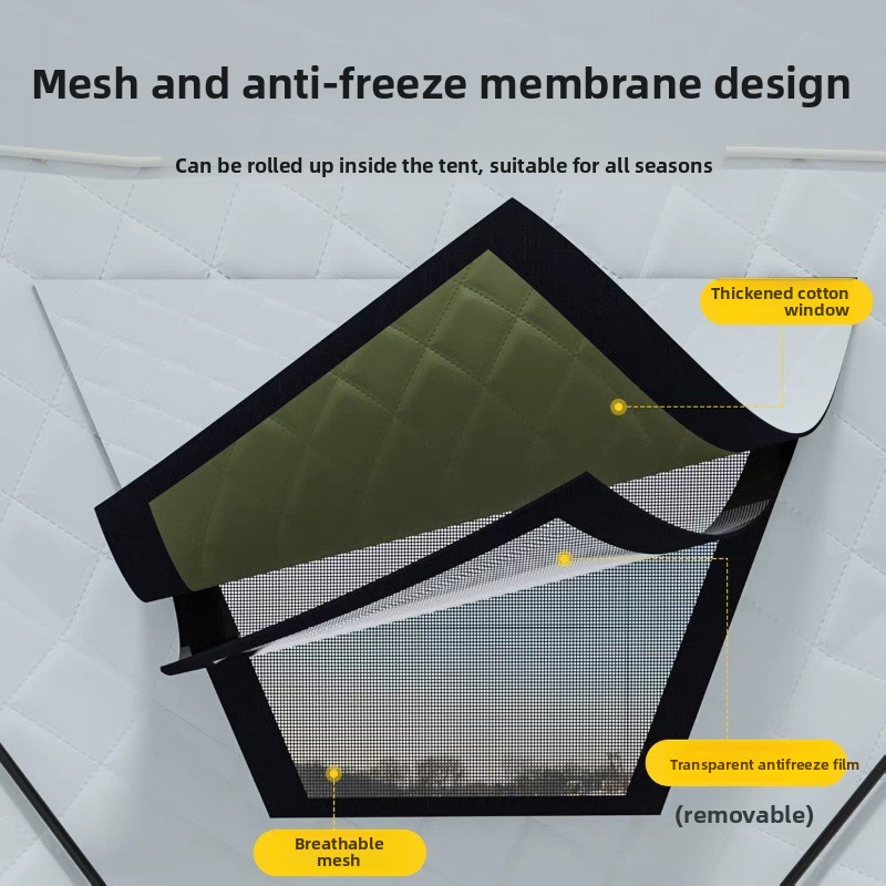 Hexagonal Ice Fishing Hut – Th - Fishing Equipment Needed 评论和价格