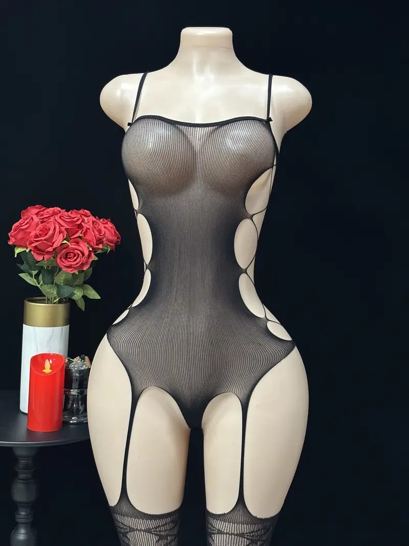 Sexy Suspender Stockings Jumps - Fishing Net 评论和价格