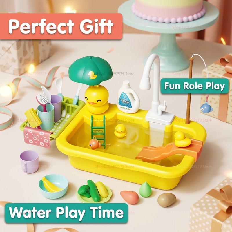 Kids Kitchen Sink Dishwasher P - Fishing Equipment Needed 评论和价格