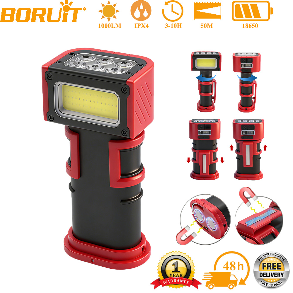 BORUiT COB LED Work Light 1000 - Fishing Equipment Carp 评论和价格