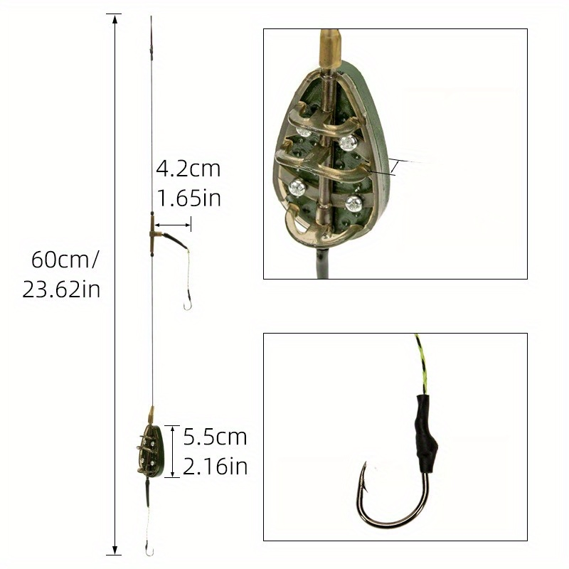 1pc Carp Fishing Feeder Kit Fe - Freshwater Fishing Kit 评论和价格