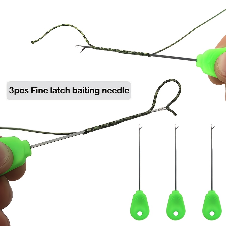 3Pcs Green Handle Fishing Bait - Freshwater Fishing Kit 评论和价格