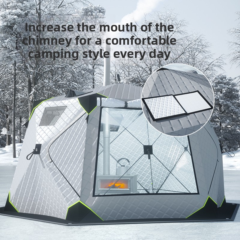 Ice Fishing Tent 260/330cm Thi - Fishing Equipment Needed 评论和价格