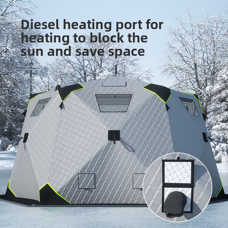 Ice Fishing Tent 260/330cm Thi - Fishing Equipment Needed 评论和价格