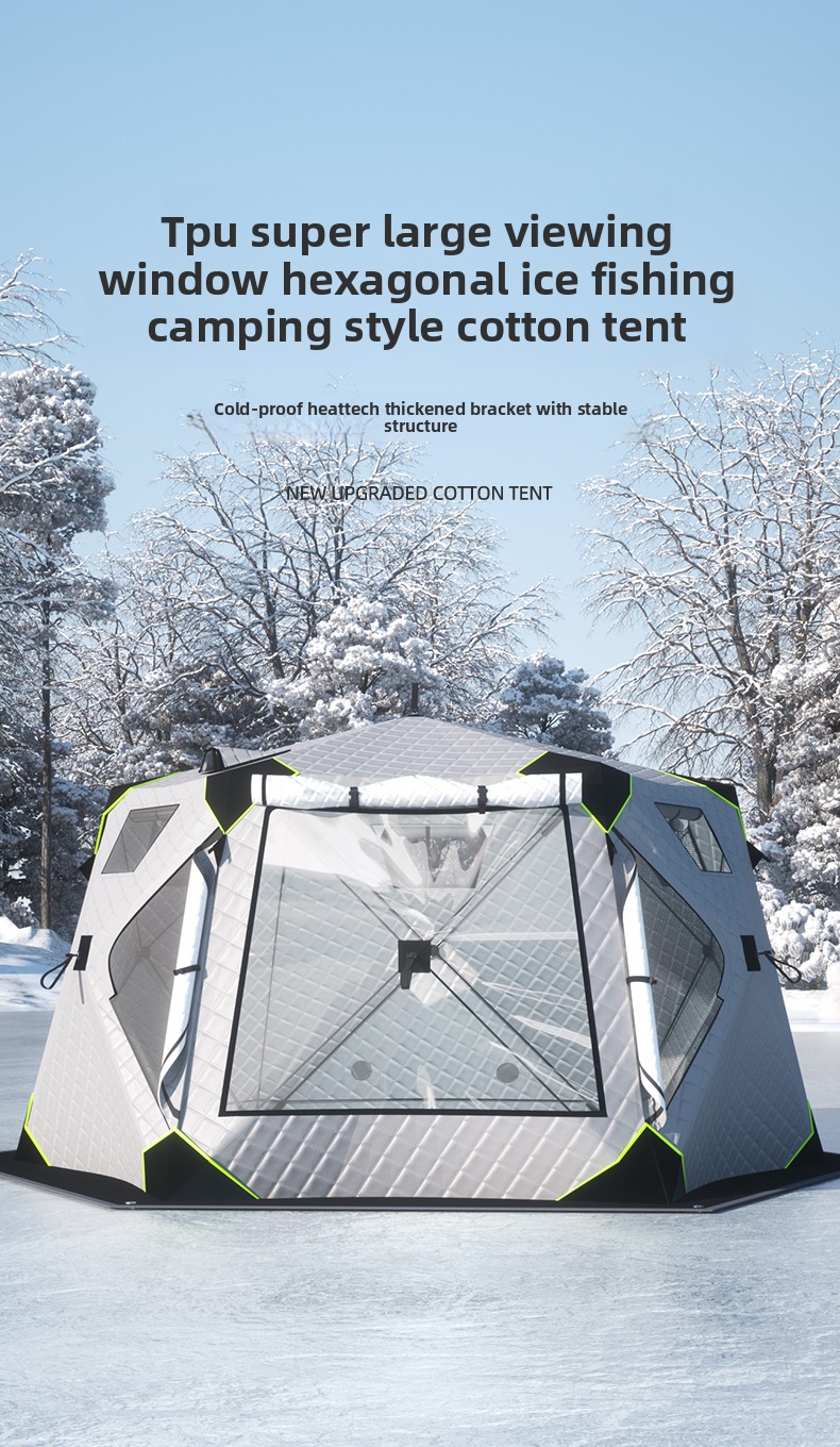 Ice Fishing Tent 260/330cm Thi - Fishing Equipment Needed 评论和价格