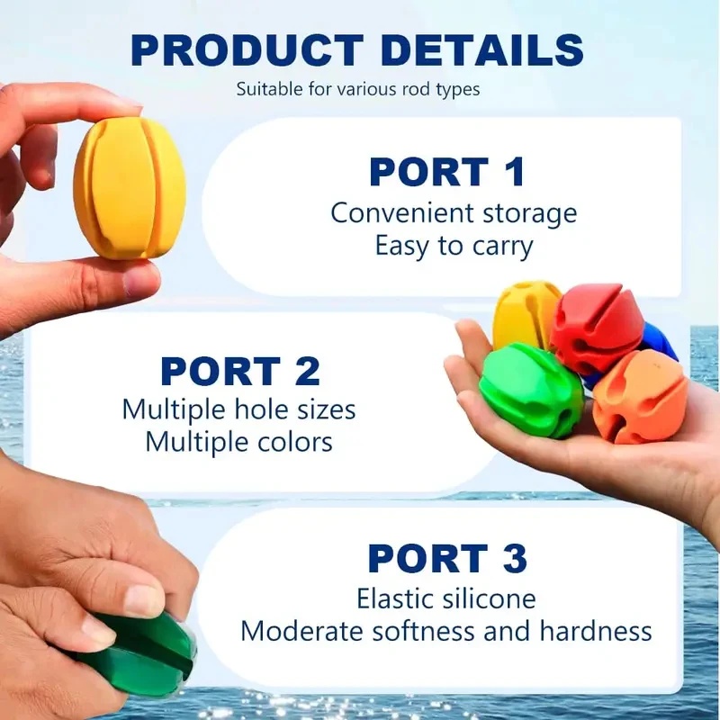 6/12/18Pcs Rod Protection Cove - Fishing Equipment Storage 评论和价格