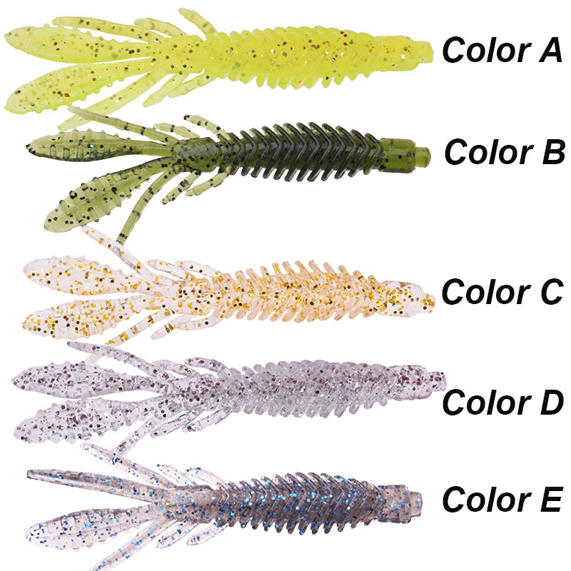 WESTBASS 5PCS Soft Larva Baits - Fishing Equipment Deals 评论和价格