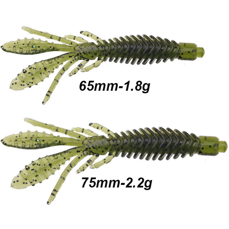 WESTBASS 5PCS Soft Larva Baits - Fishing Equipment Deals 评论和价格