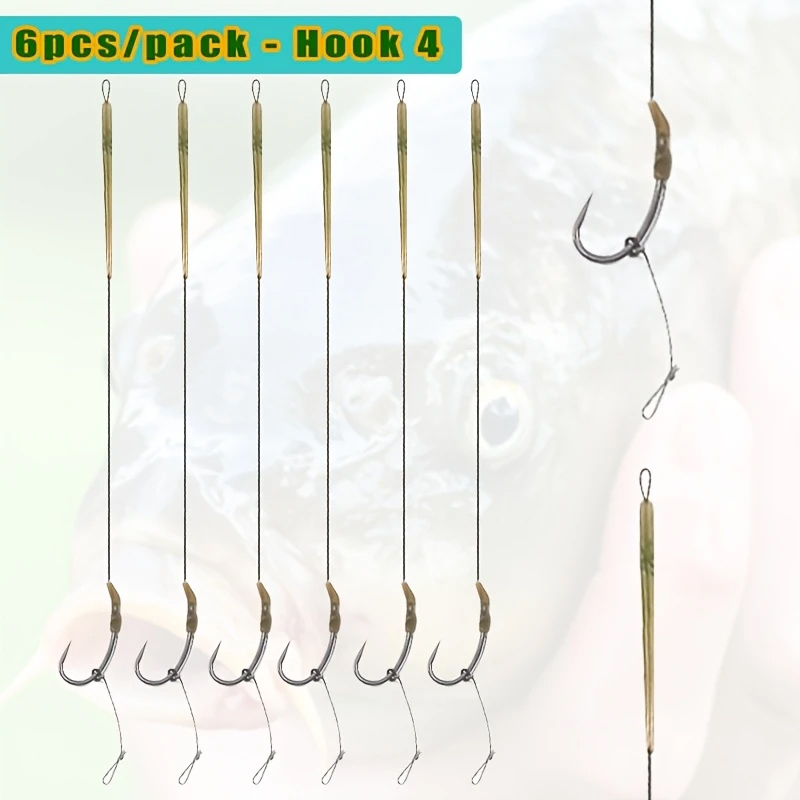 6pcs Ready Made Blow Back Hair - Freshwater Fishing Kit 评论和价格