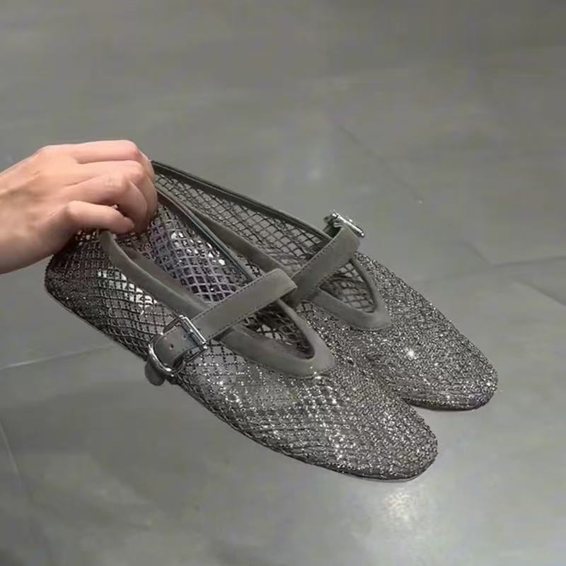 Hollow Rhinestone Baotou Sanda - Fishing Net 评论和价格