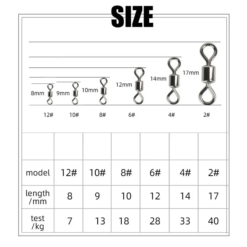 Fishing Swivels Kit Ball Beari - Freshwater Fishing Kit 评论和价格