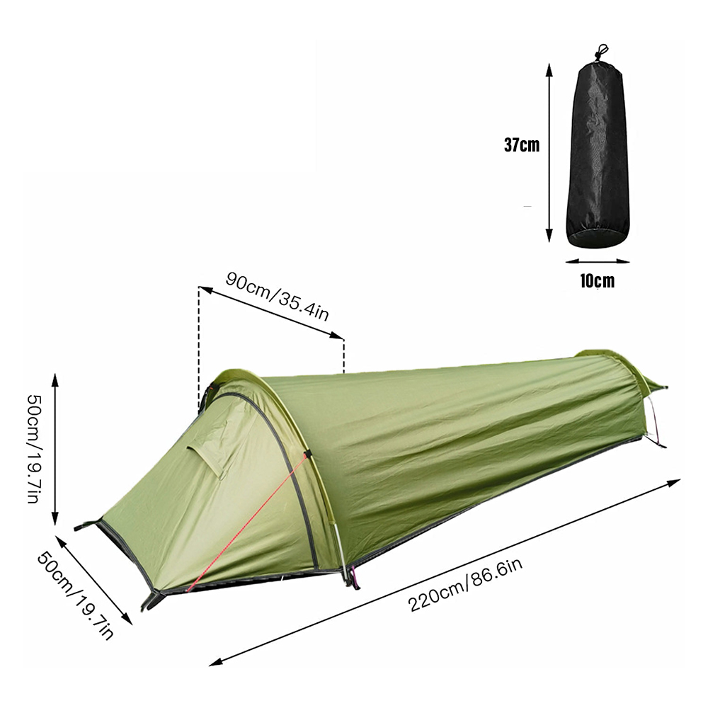 850g Ultralight 1 Person Tent  - Fishing Equipment Needed 评论和价格