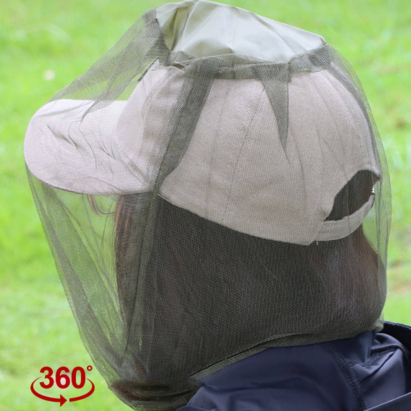 Mesh Head Net Fishing Hat Anti - Fishing Net 评论和价格